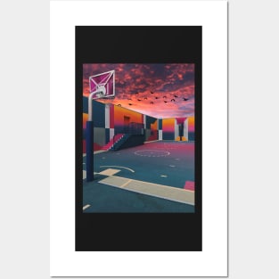 Basketball Court Posters and Art